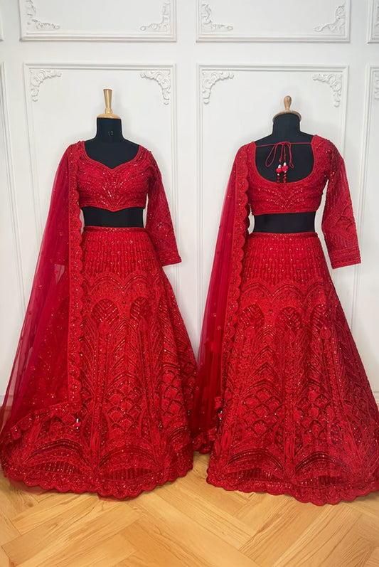 Designer Heavy Crop Top Set