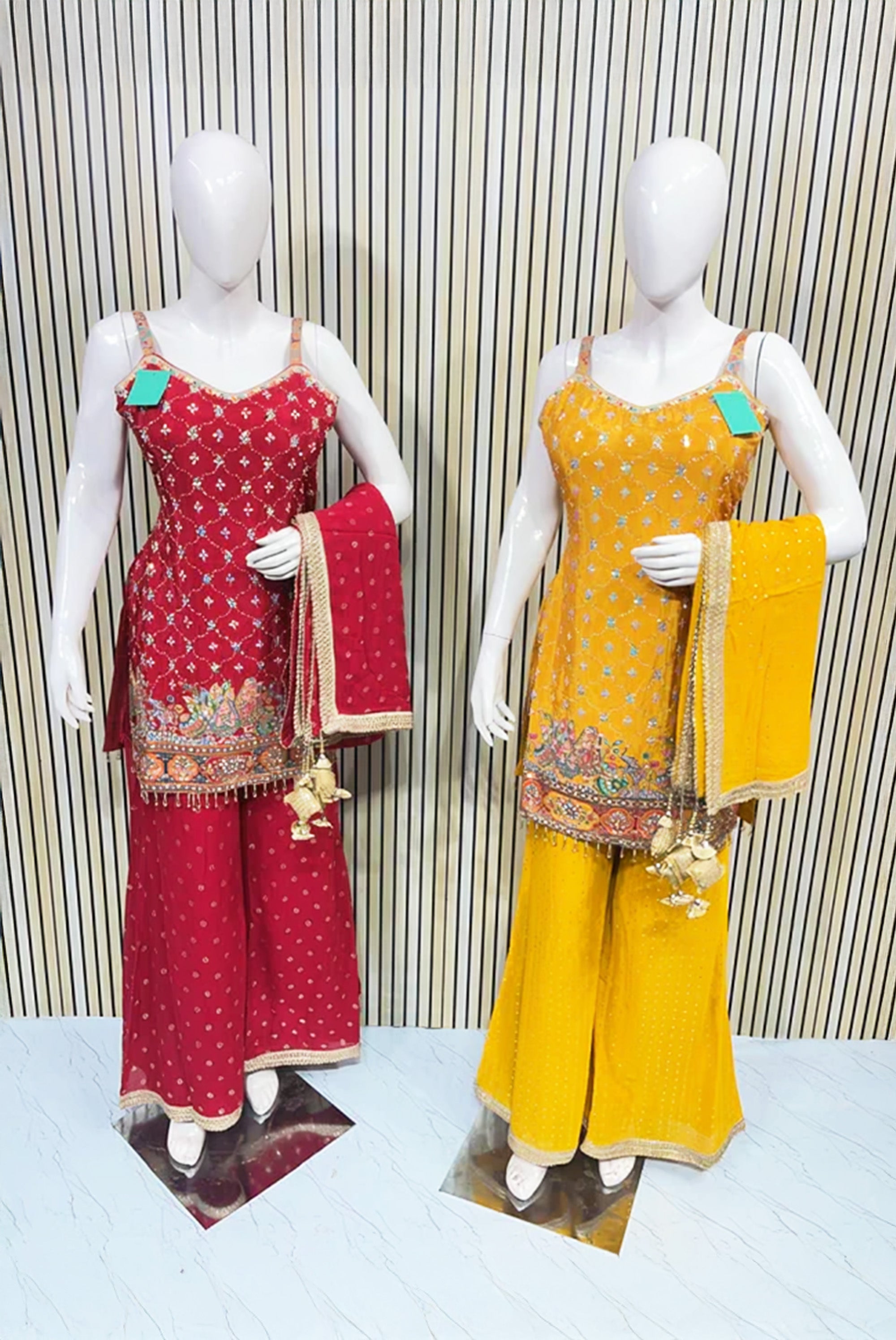 Designer Sharara Set