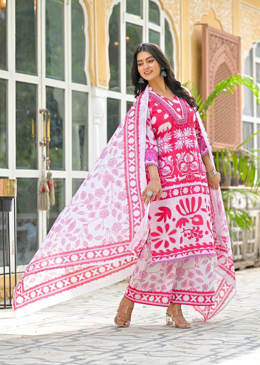 Cotton Straight Kurta Set